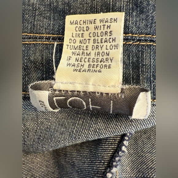 Ann Taylor loft Stretch Denim Jacket Size 10 - Picture 5 of 6